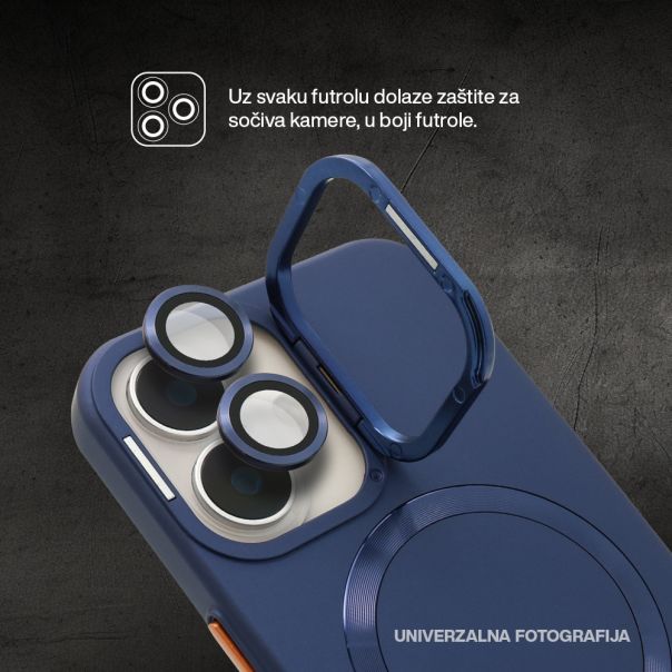 Maska PRO CASES MagSafe za iphone 16, plava - F117814