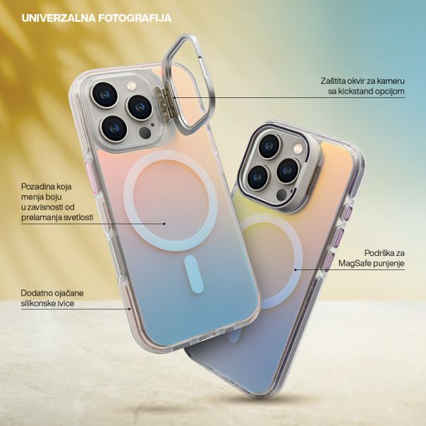Maska SUNSET MagSafe za iphone 16, roza - F117906