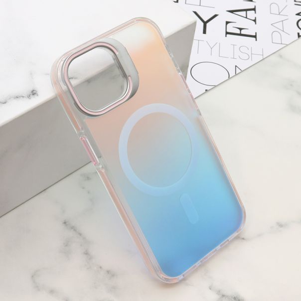 Maska SUNSET MagSafe za iPhone 15, roza - F117924