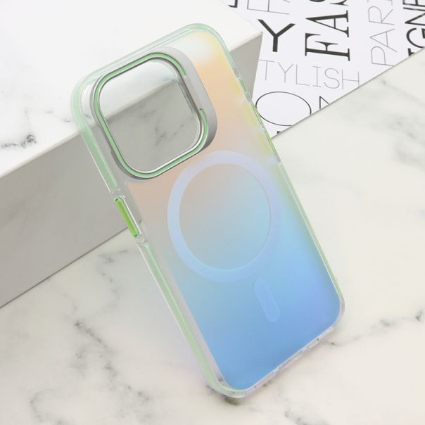 Maska SUNSET MagSafe za iPhone 15 Pro, zelena - F117929