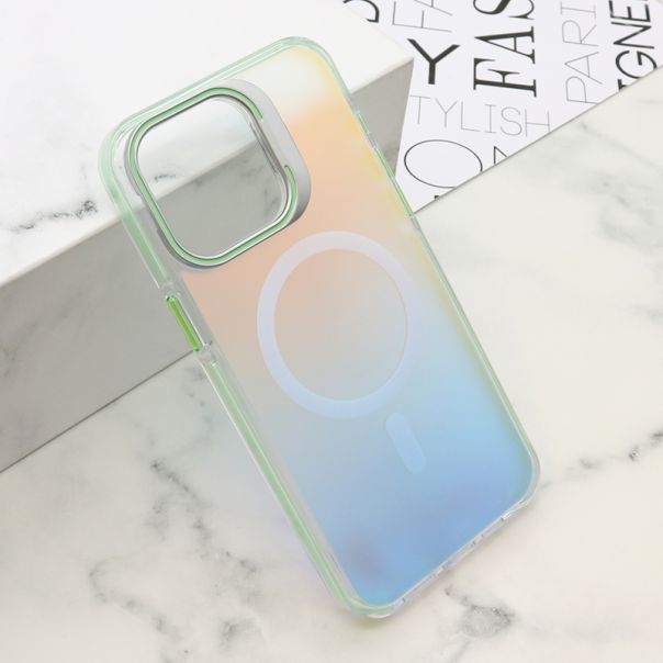Maska SUNSET MagSafe za iPhone 15 Pro Max, zelena - F117933