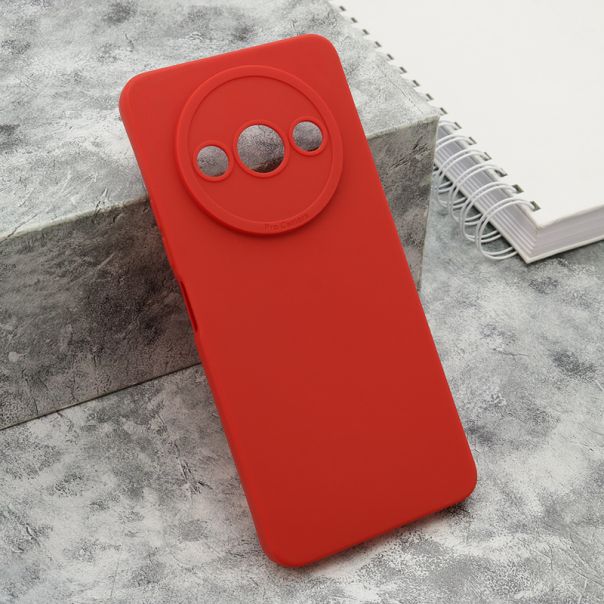 Silikonska maska Pro camera za Xiaomi Redmi A3, crvena - F117995