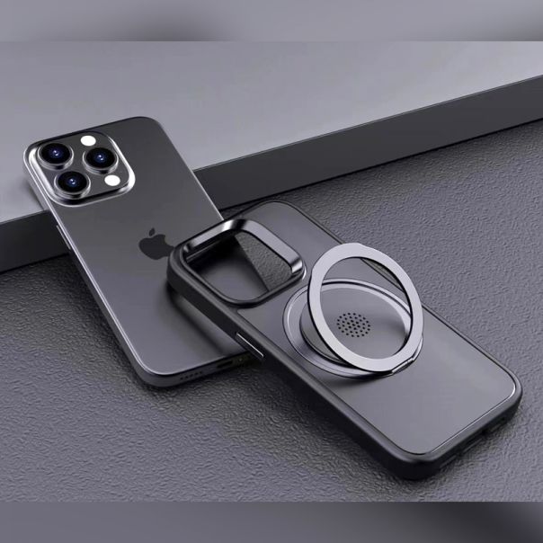 Maska Creative&Inovative Ring za iPhone 15 Pro Max, teget - F118158