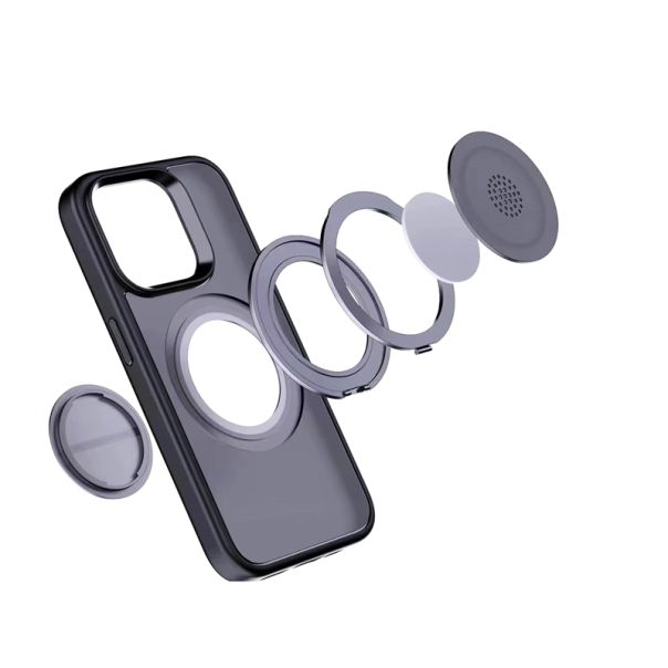 Maska Creative&Inovative Ring za iPhone 15 Pro Max, teget - F118158