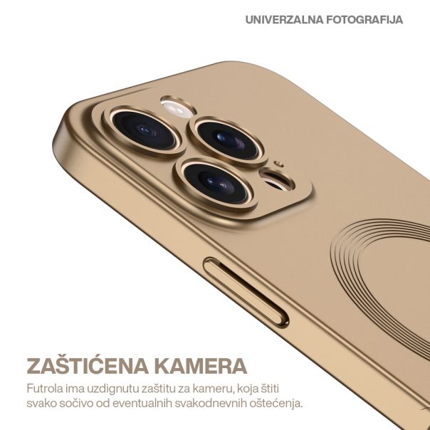 Maska 360 COLOR MagSafe za iPhone 16 Pro Max, siva - F118206