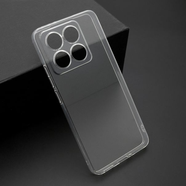Futrola ULTRA TANKI PROTECT silikon za Xiaomi 14T, providna (bela) - F118240