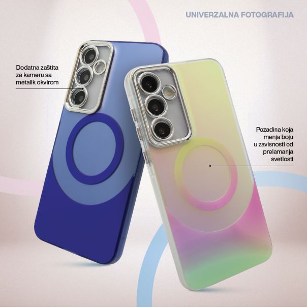 Maska SPECTRUM RINGS za Samsung A155F/A156B Galaxy A15 4G/5G, zelena - F118251