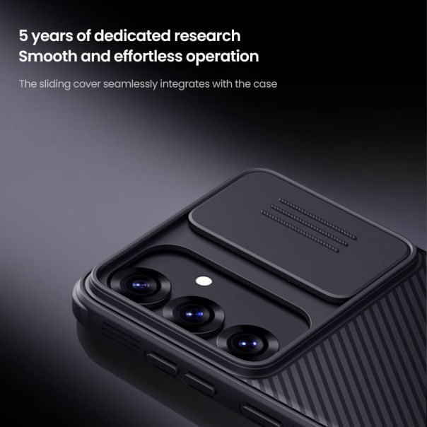 Maska za Samsung Galaxy S25 Plus 5G Nillkin Cam Shield Pro crna - EP2921500