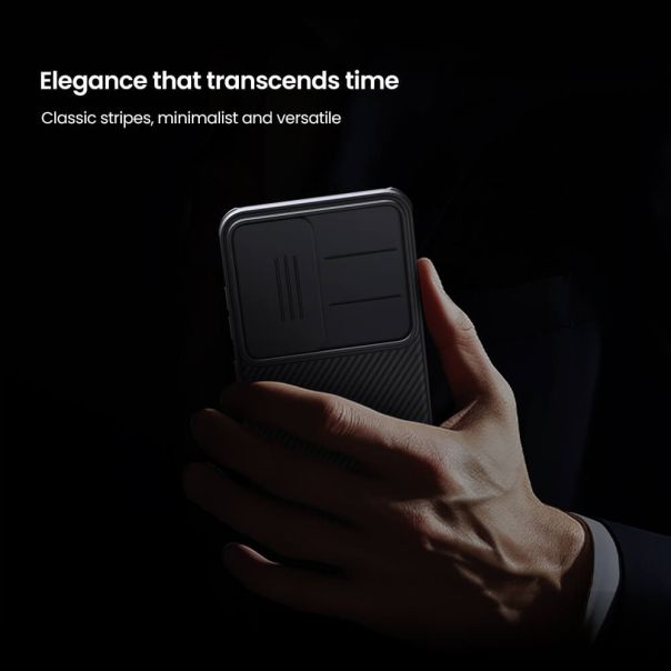 Maska za Samsung Galaxy S25 Plus 5G Nillkin Cam Shield Pro crna - EP2921500