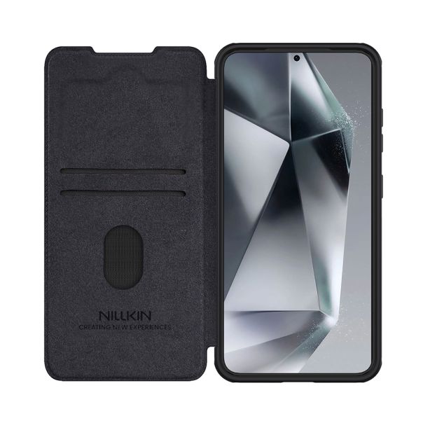 Maska za Samsung Galaxy S25 Plus 5G NILLKIN QIN Pro crna - EP2914446