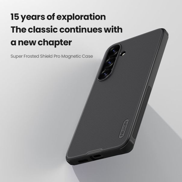 NILLKIN Maska Super Frost PRO MAGNETIC za Samsung S936B Galaxy S25 Plus 5G, crna - F118467