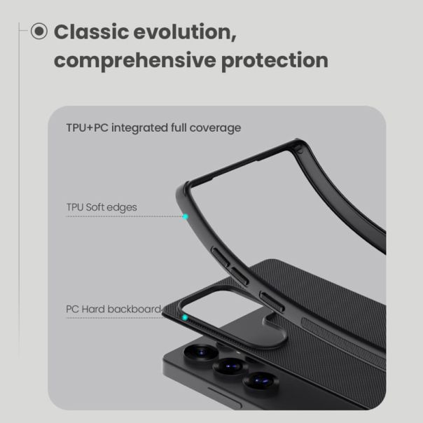 NILLKIN Maska Super Frost PRO MAGNETIC za Samsung S938B Galaxy S25 Ultra 5G, crna - F118469