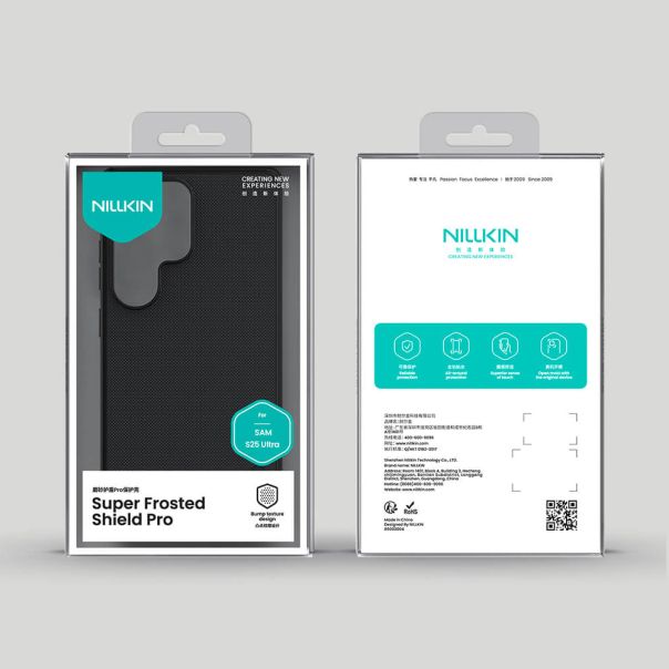 NILLKIN Maska Super Frost za Samsung S938B Galaxy S25 Ultra 5G, crna - F118481
