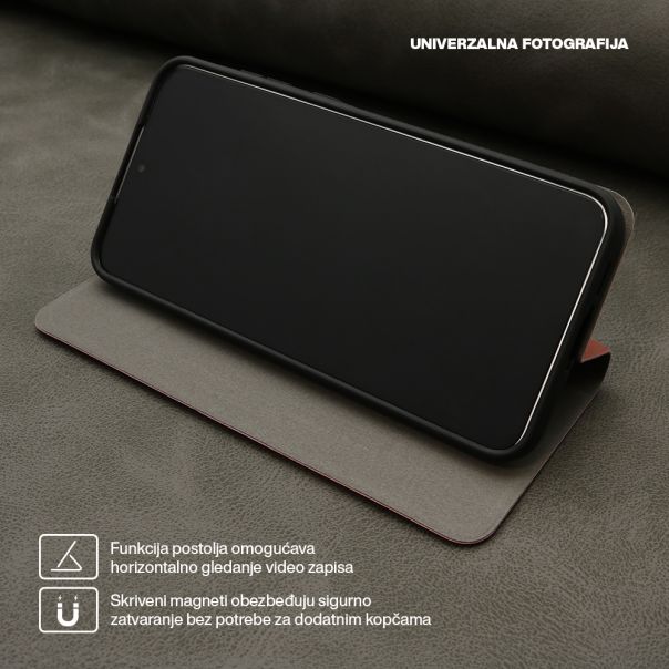 Maska BI FOLD IHAVE PRIME STYLE za Samsung A155F/A156B Galaxy A15 4G/5G, roza - F119106