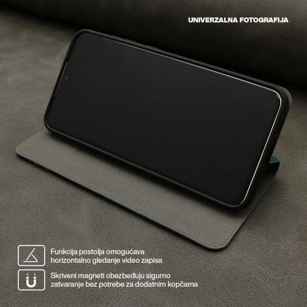 Maska BI FOLD IHAVE PRIME STYLE za Samsung A155F/A156B Galaxy A15 4G/5G, zelena - F119107