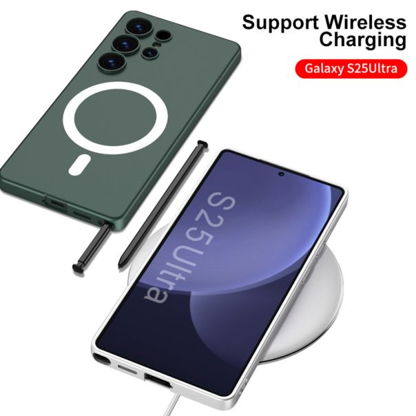 Maska STYLISH MAGSAFE II za Samsung S938B Galaxy S25 Ultra 5G, bela - F119216