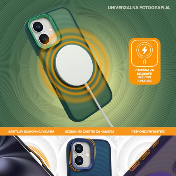 Futrola RADIAN MagSafe za Samsung S928B Galaxy S24 Ultra 5G, ljubičasta - F119336