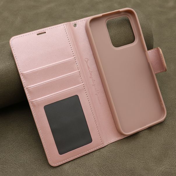 Maska BI FOLD HANMAN II za Honor X8c, svetlo roza - F119434