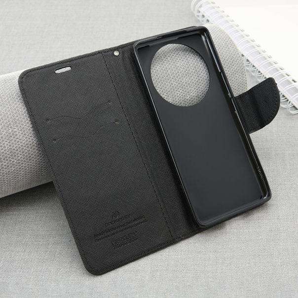 Maska BI FOLD MERCURY za Honor Magic 7 lite, crna - F119441