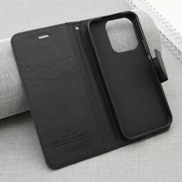 Maska BI FOLD MERCURY za Honor X8c, crna - F119445