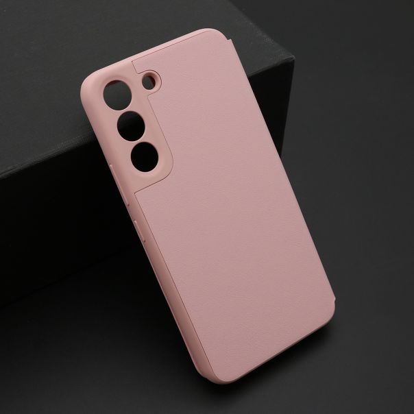 Maska BI FOLD Smart Window za Samsung S901B Galaxy S22 5G, roza - F119617