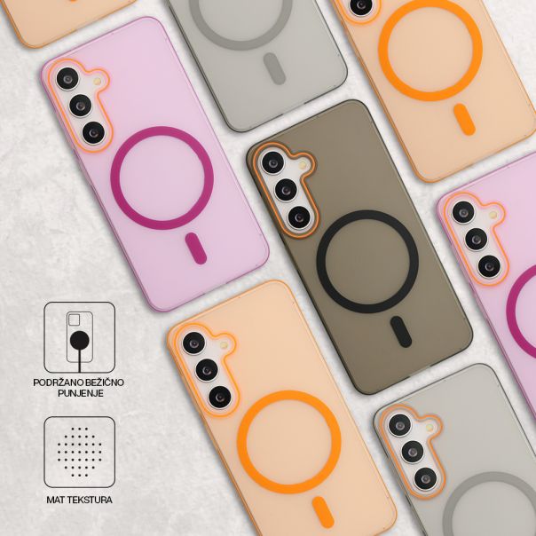 Maska LOOP PRO MagSafe za Samsung S936B Galaxy S25 Plus 5G, narandzasta - F119635