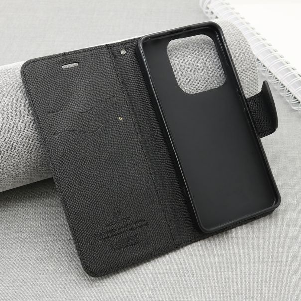 Maska BI FOLD MERCURY za Xiaomi Redmi Note 14 4G, crna - F119668