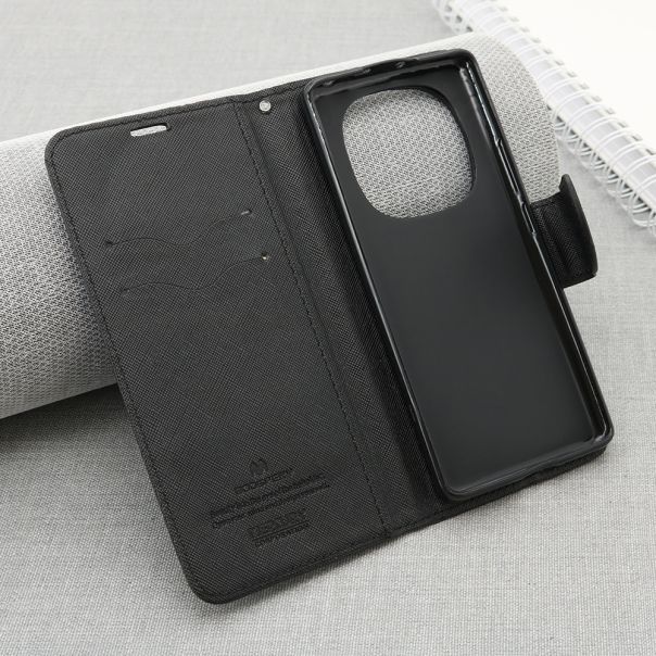 Maska BI FOLD MERCURY za Xiaomi Redmi Note 14 Pro 4G, crna - F119671