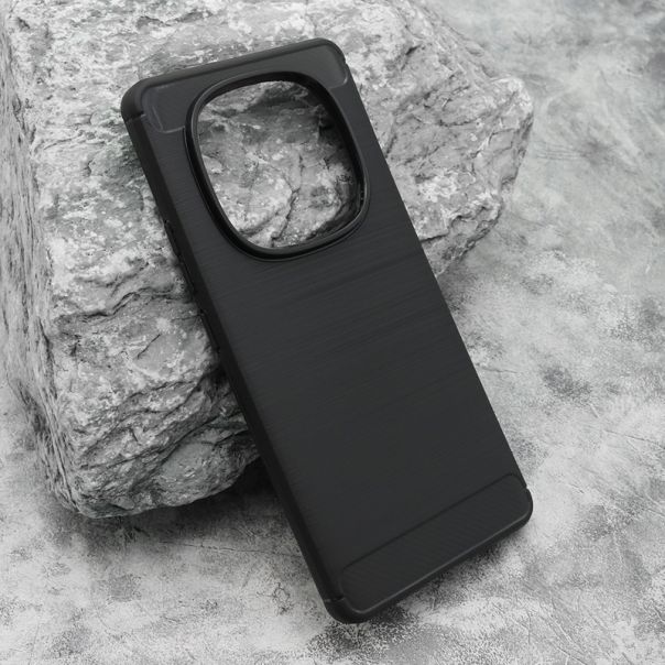Maska silikon BRUSHED za Xiaomi Redmi Note 14 Pro 4G, crna - F119711
