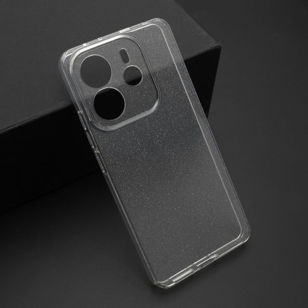 Maska SPARKLING za Xiaomi Redmi Note 14 4G, providna - F119724