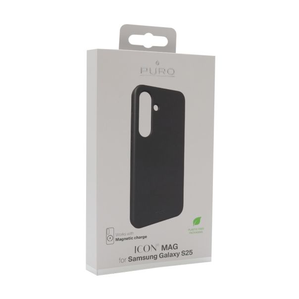 Maska PURO ICON MagSafe za Samsung S25, crna - F119910
