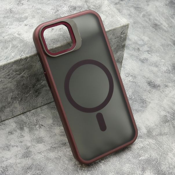 Maska DARK DROP MagSafe za iPhone 16E, bordo - F119919