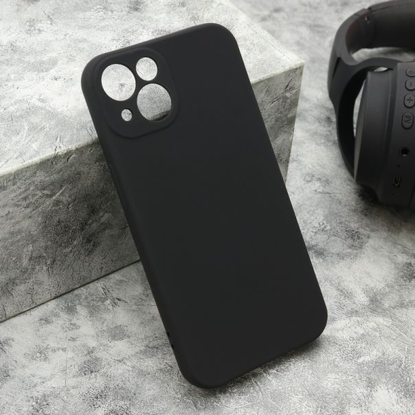 Maska VELVET TOUCH za iPhone 13, crna - F120058