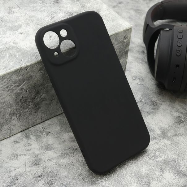 Maska VELVET TOUCH za iPhone 14, crna - F120063