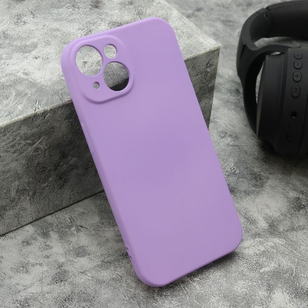 Maska VELVET TOUCH za iPhone 15, ljubičasta - F120067