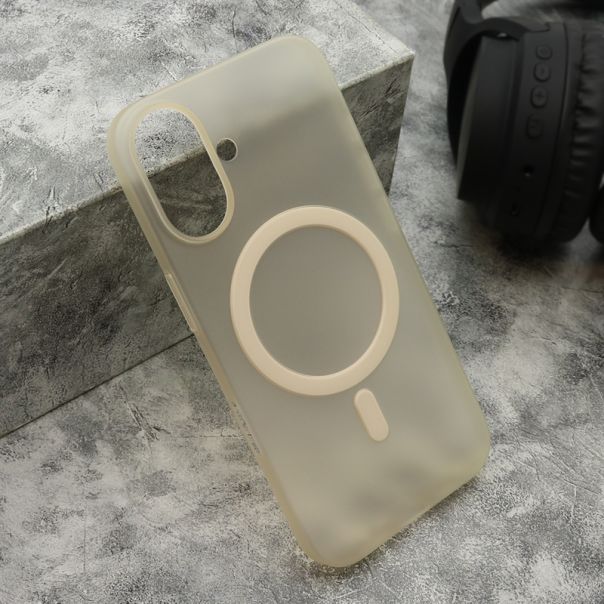 Maska CLOUD MagSafe za iPhone 16, zlatna - F120158