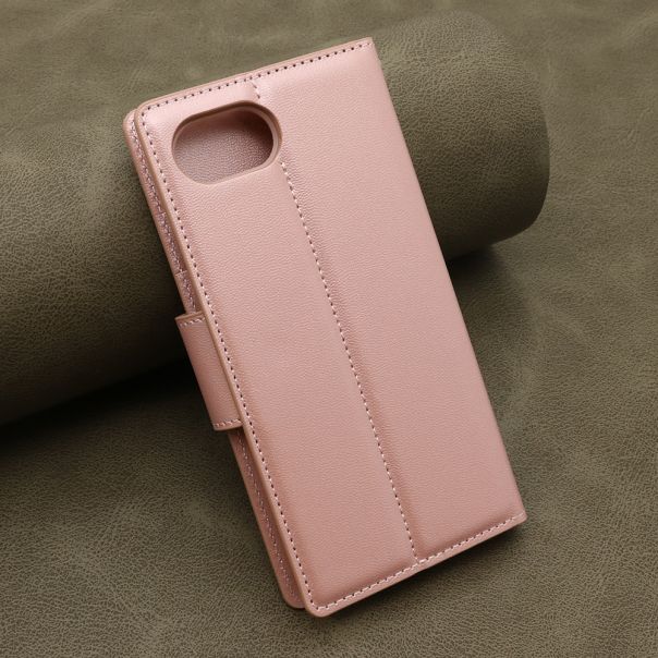 Maska BI FOLD HANMAN II za iPhone 16e, svetlo roza - F120375