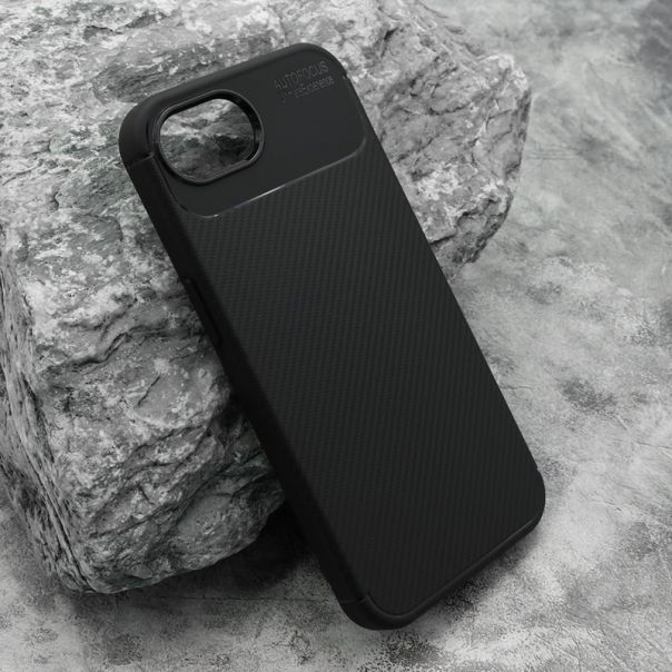 Maska Carbon za iPhone 16E, crna - F120376