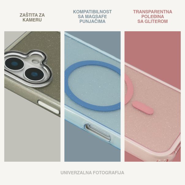 Maska CRYSTAL MagSafe za Samsung S921B Galaxy S24 5G, roza - F120875