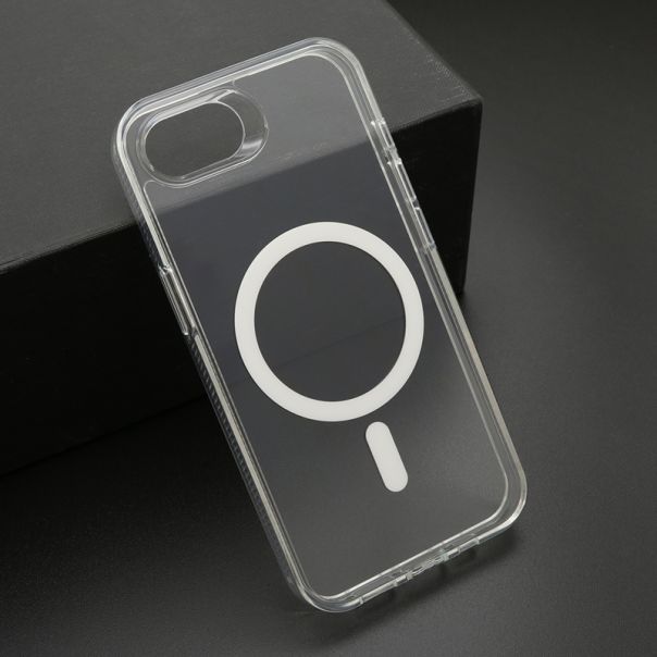 Silikonska maska Color frame MagSafe za iPhone 16E, providna - EP2663931