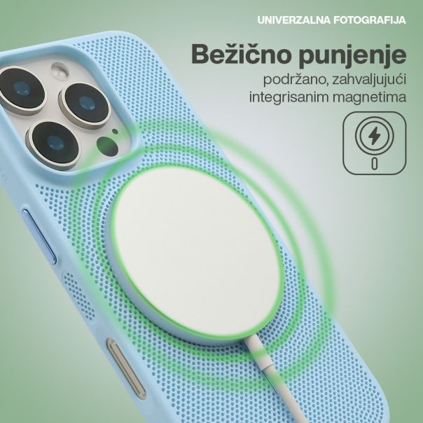 Maska LUME MagSafe za iPhone 16 Pro Max, roza - F120971