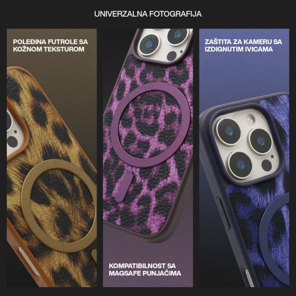 Maska ROAR STYLE MagSafe za iPhone 15 Pro, zlatna - F121036