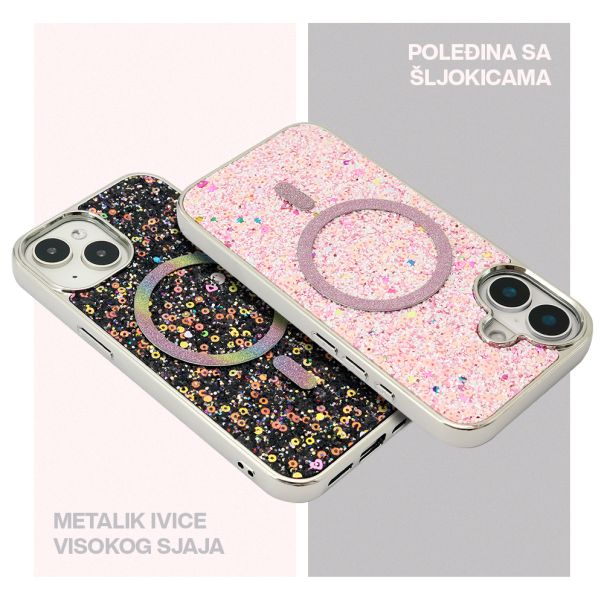 Futrole GLAM GLOW MagSafe za Samsung S928B Galaxy S24 Ultra 5G, roza - F121225