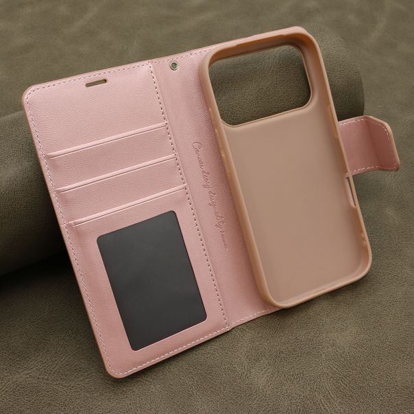 Maska BI FOLD HANMAN II za iPhone 17 Pro, svetlo roza - F121246
