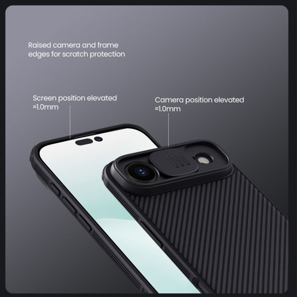 NILLKIN Maska Cam Shield Pro Magnetic za iPhone 17 AIR, crna - F121364