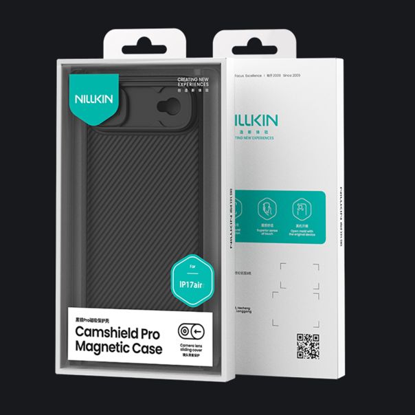 NILLKIN Maska Cam Shield Pro Magnetic za iPhone 17 AIR, crna - F121364