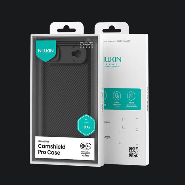 Maska za iPhone AIR (66) Nillkin Cam Shield Pro crna - EP2912629