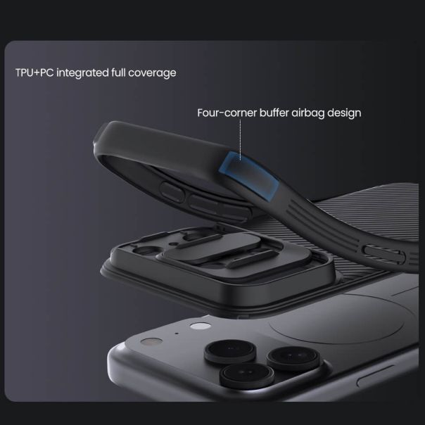 Futrola Nillkin Cam Shield Pro za iPhone 17 Pro, crna - F121370