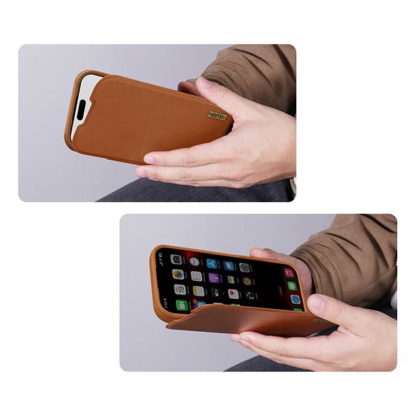 Futrola NILLKIN QIN Pro za iPhone AIR, crna - F121380