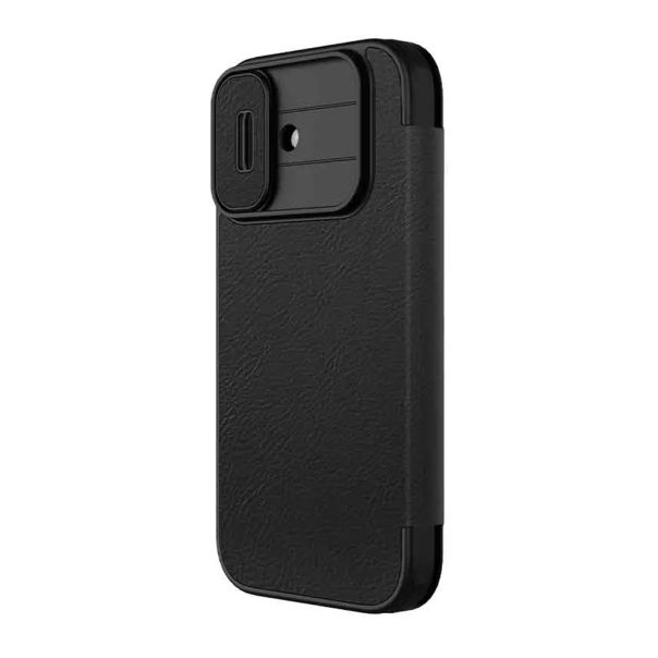 Futrola NILLKIN QIN Pro za iPhone 17, crna - F121381